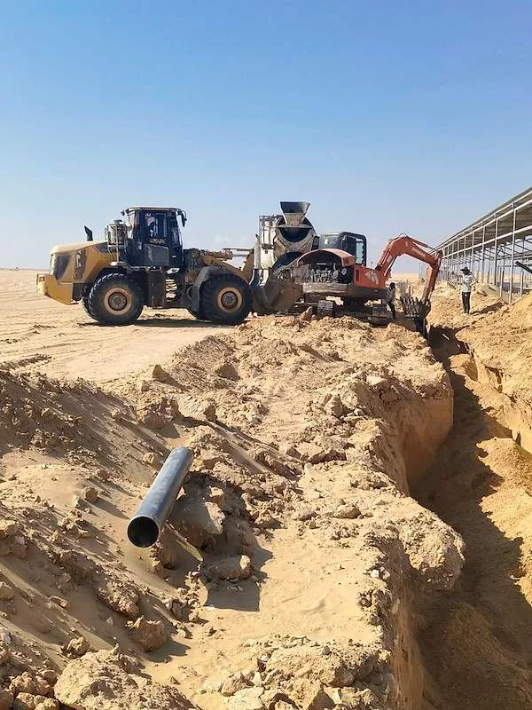 Qibili Qarun Goat Farm Water Supply & Drainage Networks