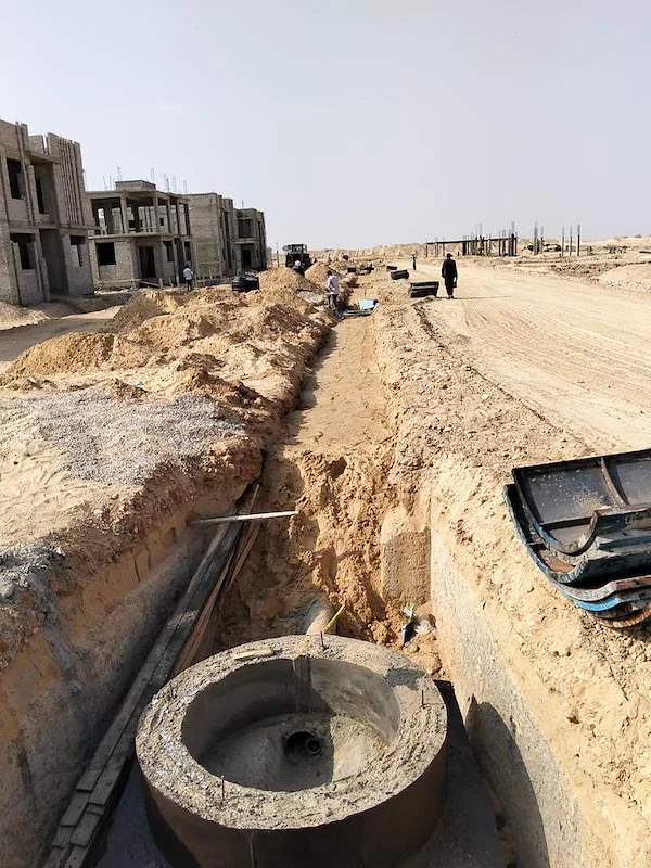 Al-Sisi City Gravity Sewer & Storm Drainage Network
